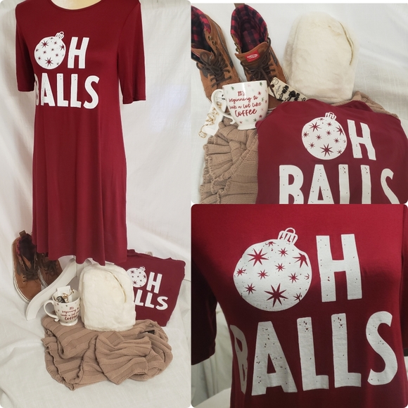 Dresses & Skirts - 🎄"Oh Balls" Mid Sleeve Shirt/ Dress
